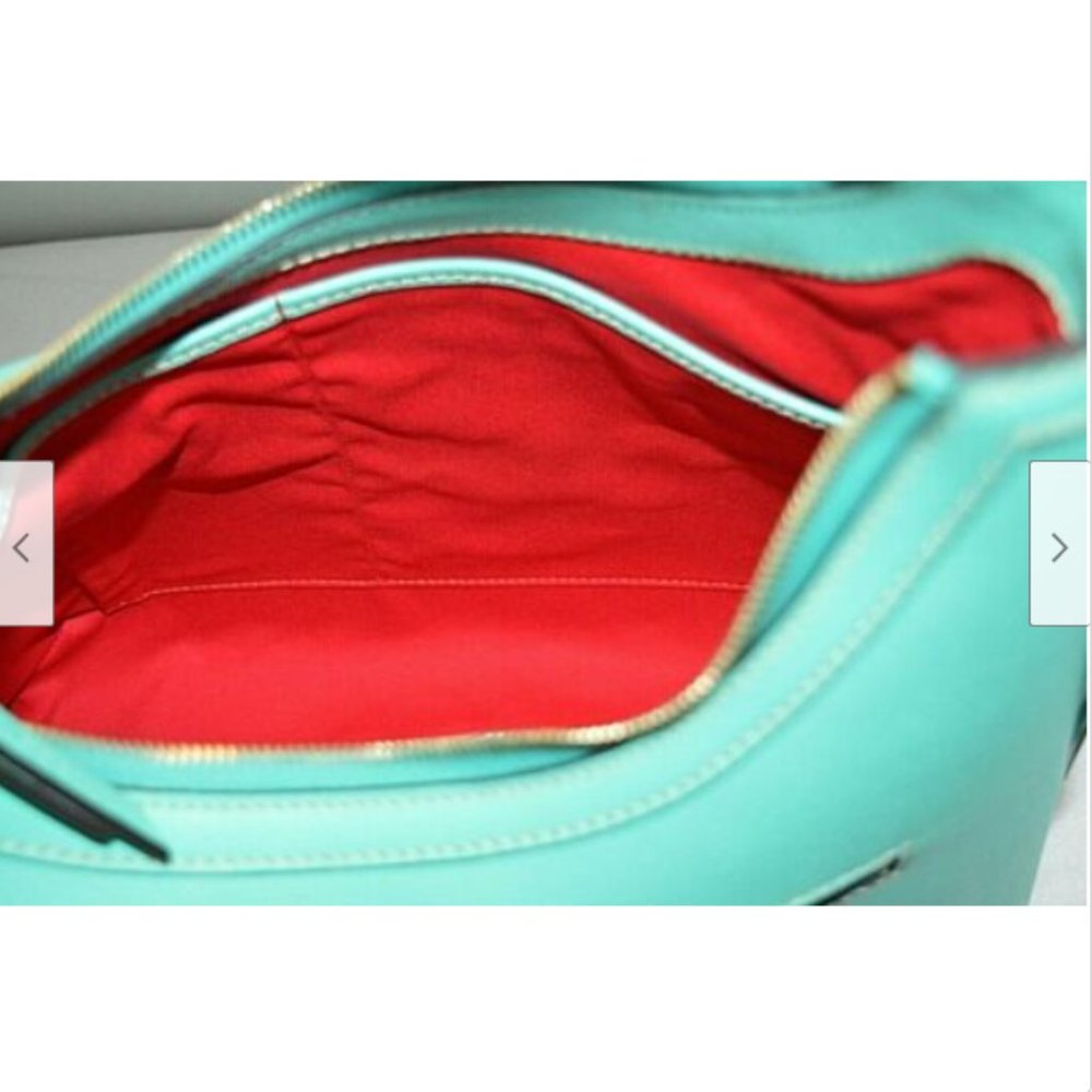 Dooney & Bourke Saffiano Italian Leather Mint Bag - Picture 10 of 11